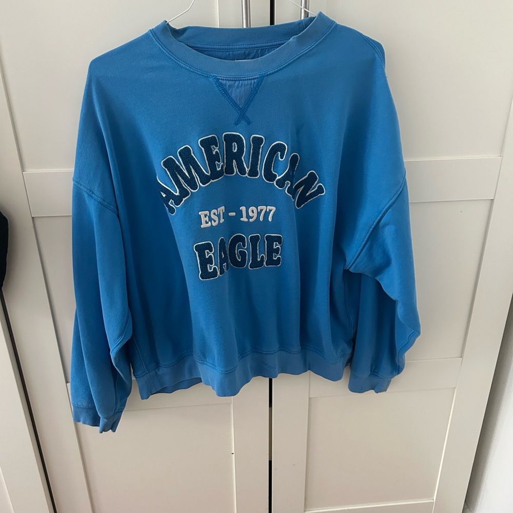 American Eagle Outfitters Blue Sweatshirt